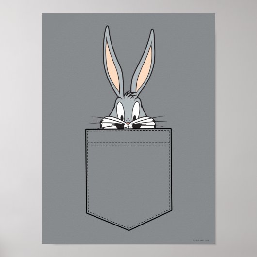 BUGS BUNNY™ Peeking Out Pocket Poster (Vorne)