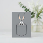 BUGS BUNNY™ Peeking Out Pocket Postkarte (Stehend Vorderseite)