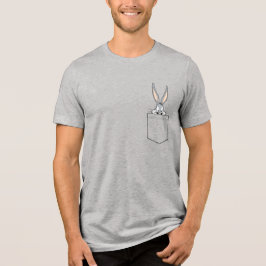 BUGS BUNNY™ Peeking Out Pocket Tri-Blend Shirt