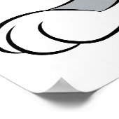 BUGS BUNNY™ Pilgrim Erntedank Carrot Poster (Ecke)