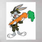 BUGS BUNNY™ Pilgrim Erntedank Carrot Poster (Vorne)