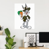 BUGS BUNNY™ Pilgrim Erntedank Poster (Heimbüro)