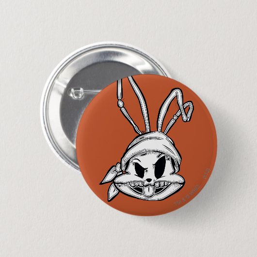 BUGS BUNNY™ Pirate Button (Vorne & Hinten)