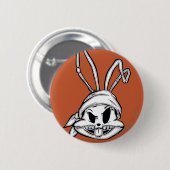 BUGS BUNNY™ Pirate Button (Vorne & Hinten)