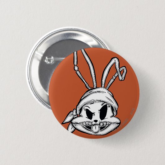 BUGS BUNNY™ Pirate Button (Vorne & Hinten)