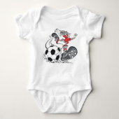 BUGS BUNNY™ Playing Soccer Baby Strampler (Vorderseite)