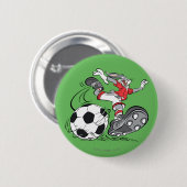 BUGS BUNNY™ Playing Soccer Button (Vorne & Hinten)