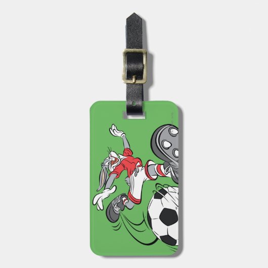 BUGS BUNNY™ Playing Soccer Gepäckanhänger (Vorderseite vertikal)