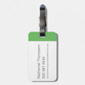 BUGS BUNNY™ Playing Soccer Gepäckanhänger (Rückseite vertikal)