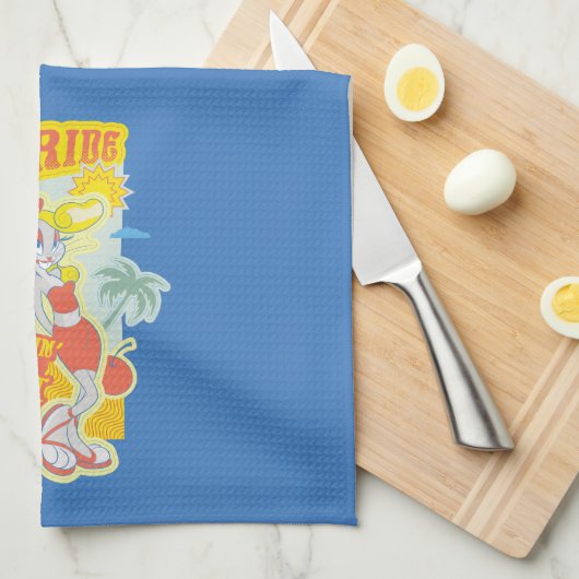 BUGS BUNNY™ Prix - Mein bestes Leben leben Geschirrtuch (Viertel Falte)