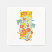 BUGS BUNNY™ Prix - Mein bestes Leben leben Serviette (Vorderseite)