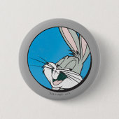 BUGS BUNNY™ Retro Blue Patch Button (Vorderseite)