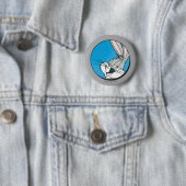 BUGS BUNNY™ Retro Blue Patch Button (Beispiel)