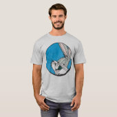 BUGS BUNNY™ Retro Blue Patch T-Shirt (Vorne ganz)