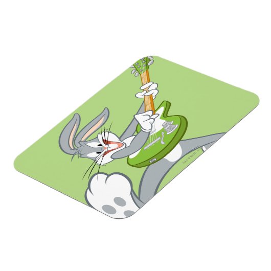 BUGS BUNNY™ Rocking auf Gitarre Magnet (Linke Seite)