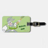 BUGS BUNNY™ Rocking on Gitarre Gepäckanhänger (Vorderseite horizontal)
