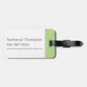 BUGS BUNNY™ Rocking on Gitarre Gepäckanhänger (Rückseite horizontal)