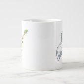BUGS BUNNY™ Rocking on Gitarre Jumbo-Tasse (Vorderseite)