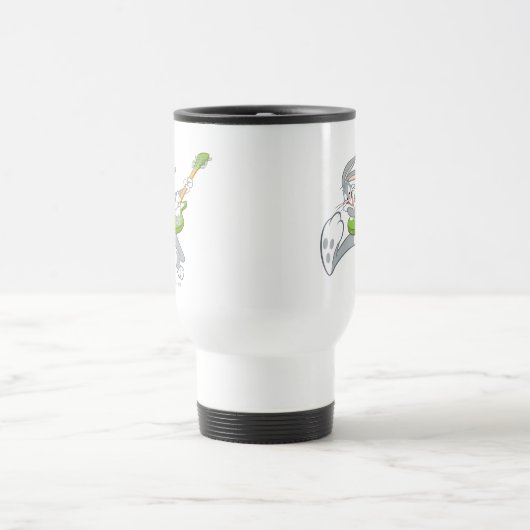 BUGS BUNNY™ Rocking on Gitarre Reisebecher (Mittel)