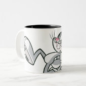 BUGS BUNNY™ Running Zweifarbige Tasse (Vorderseite Links)