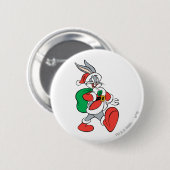 BUGS BUNNY™ Santa Button (Vorne & Hinten)
