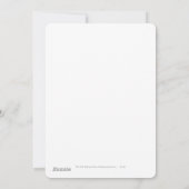 BUGS BUNNY™ Santa geht glücklich Feiertagskarte (Rückseite)