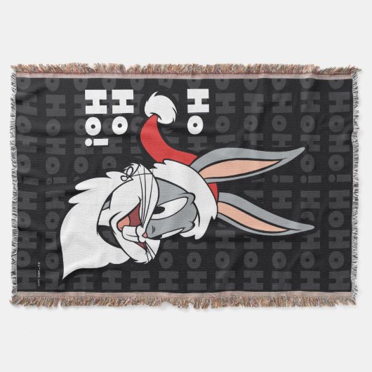 BUGS BUNNY™ Santa "Ho Ho Ho Ho!" Decke (Vorderseite)