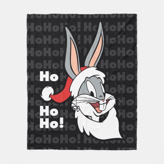 BUGS BUNNY™ Santa "Ho Ho Ho Ho!" Fleecedecke (Vorderseite)