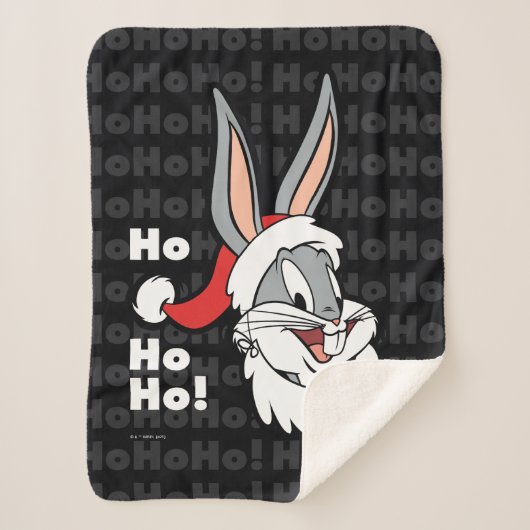 BUGS BUNNY™ Santa "Ho Ho Ho Ho!" Sherpadecke (Vorderseite)