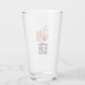 BUGS BUNNY™ Santa "My Side Hustle" Glas (Rückseite)