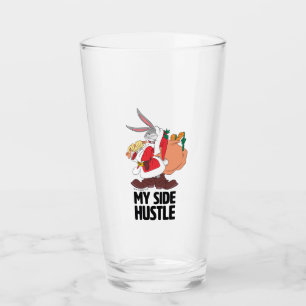 BUGS BUNNY™ Santa "My Side Hustle" Glas