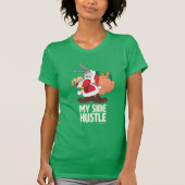 BUGS BUNNY™ Santa "My Side Hustle" T-Shirt (Vorderseite)