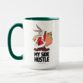 BUGS BUNNY™ Santa "My Side Hustle" Tasse (Links)