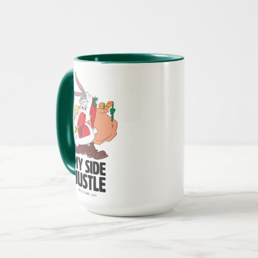 BUGS BUNNY™ Santa "My Side Hustle" Tasse (Vorderseite Links)