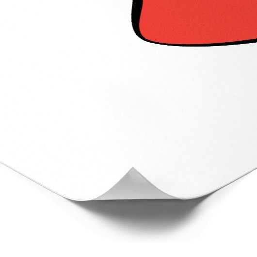 BUGS BUNNY™ Santa Poster (Ecke)