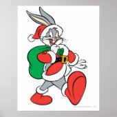 BUGS BUNNY™ Santa Poster (Vorne)