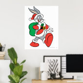 BUGS BUNNY™ Santa Poster (Heimbüro)