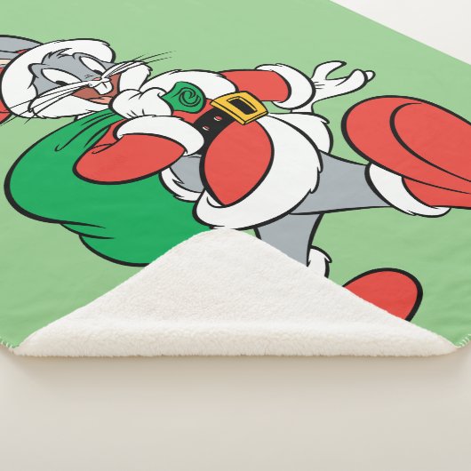 BUGS BUNNY™ Santa Sherpadecke (3/4)