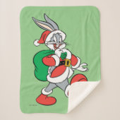 BUGS BUNNY™ Santa Sherpadecke (Vorderseite)