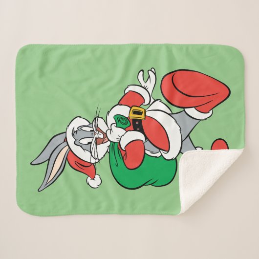 BUGS BUNNY™ Santa Sherpadecke (Vorderseite (Horizontal))
