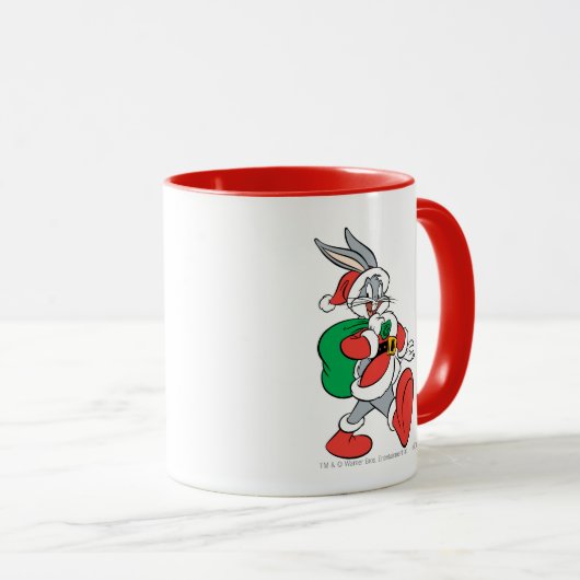 BUGS BUNNY™ Santa Tasse (VorderseiteRechts)