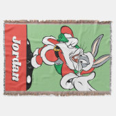 BUGS BUNNY™ Santa Waving Decke (Vorderseite)
