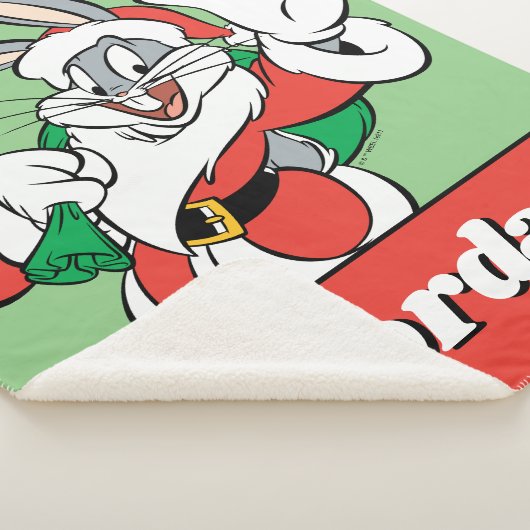 BUGS BUNNY™ Santa Waving Sherpadecke (3/4)