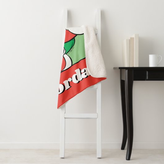 BUGS BUNNY™ Santa Waving Sherpadecke (Beispiel)