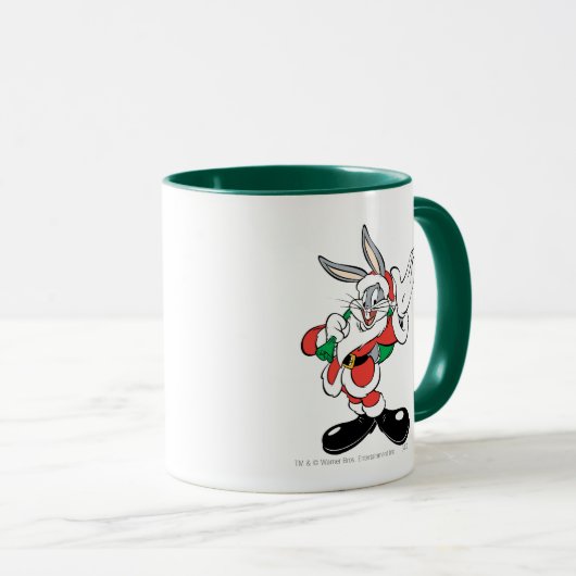 BUGS BUNNY™ Santa Waving Tasse (VorderseiteRechts)