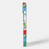 BUGS BUNNY™ Schachbrett mit farbenfrohen Namen und Case-Mate iPhone Hülle (Rückseite / Links)