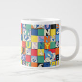 BUGS BUNNY™ Schachbrett mit farbenfrohen Namen und Jumbo-Tasse (Rechts)