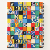 BUGS BUNNY™ Schachbrett mit farbenfrohen Namen und Notizblock (Rückseite)