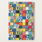 BUGS BUNNY™ Schachbrett mit farbenfrohen Namen und Planer (Rückseite)