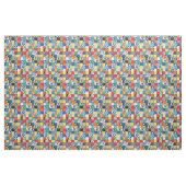 BUGS BUNNY™ Schachbrett mit farbenfrohen Namen und Stoff (Yard (91,4 cm))